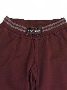 Y2K Deadstock 2000s Kid Tails by Hard Tail Baggy Wide Leg Capri Sweatpant Brown